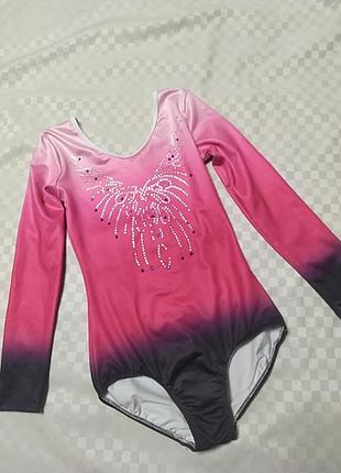 Купальник боді тріко для гімнастики акробатики