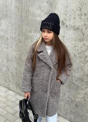 Стильная шубка teddy