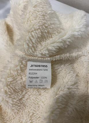 Пушистая кофта с капюшоном6 фото
