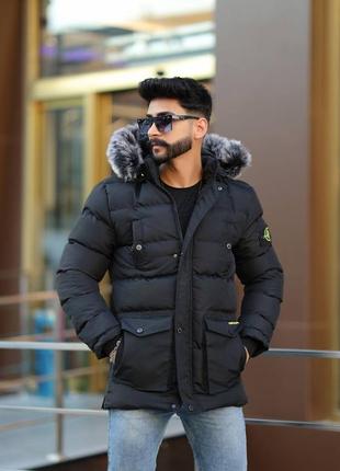 Куртка-пуховик stone island2 фото