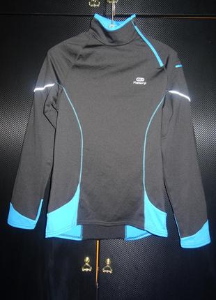 Свитшот лонгслив джемпер kalenji stratermic oxylane спортивный тренировочный xs-s