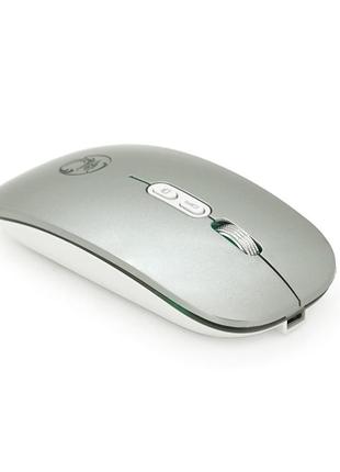 Мышь беспроводная imice e-1400, 5 кнопок, 800/1200/1600 dpi, 2.4ghz 10м, windows xp/vista/win7/8/10 mac os x, rechargable, silver,