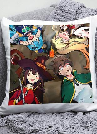 Плюшева подушка аніме коносуба konosuba цей чудовий світ!