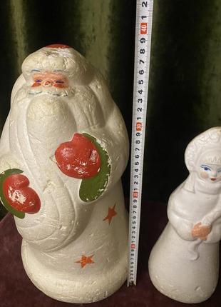 Пенопласт сср дед мороз, снеговщик