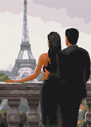 Преміум картина за номерами brushme 40x50см "бажаний париж" pbs30669