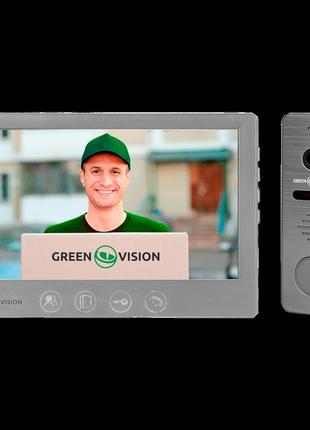 Комплект відеодомофону greenvision gv-002-gv-058+gv-005