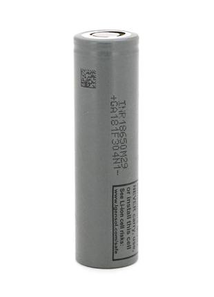 Аккумулятор 18650 li-ion lg inr18650m29 (lg m29), 2850mah, 6a, 4.2/3.67/2.5v, gray