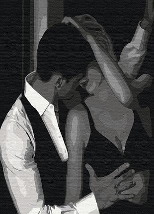 Преміум картина за номерами brushme 40x50см "в обіймах пристрасті" pbs51705