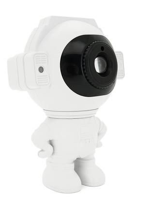 Нічник-проєктор mgy-144 астронавт+ bluetooth колонка, пульт, usb-кабель, white, box