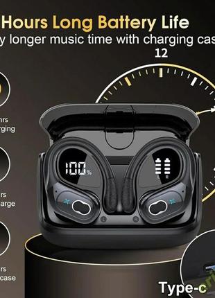 Навушники бездротові bluetooth thinkplus ат65, спортивні, наушники vip