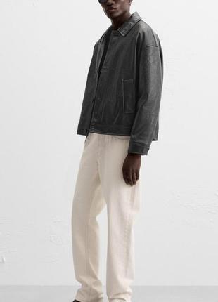 Шкiряна куртка zara original spain6 фото