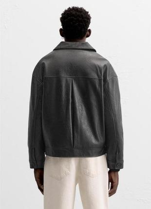 Шкiряна куртка zara original spain3 фото