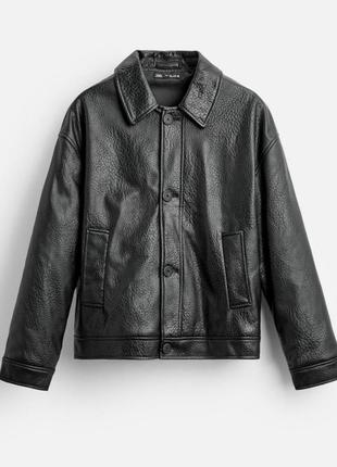 Шкiряна куртка zara original spain7 фото