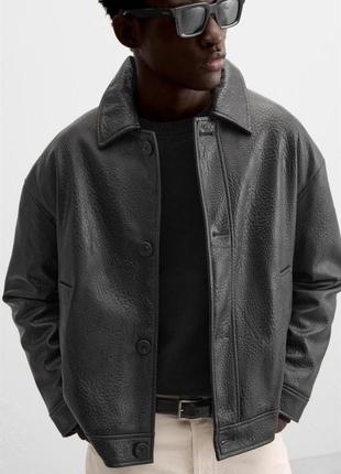 Шкiряна куртка zara original spain