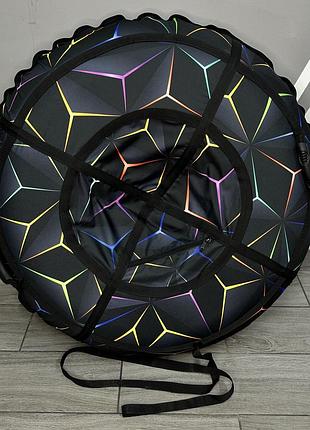 Тюбинг 100 см, плюшка для снега, тюбинг, надувные сани, шайба для горки