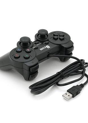 Геймпад brazzers br-ucom проводной для пк, usb 2.0, black, blister