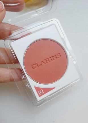 Clarins joli blush - компактні рум'яна - 02 - cheeky pink