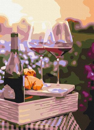 Преміум картина за номерами brushme 40x50см "романтика в лаванді" pbs32336