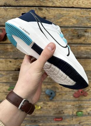 Кросівки nike air zoom pegasus (біло-сині)6 фото