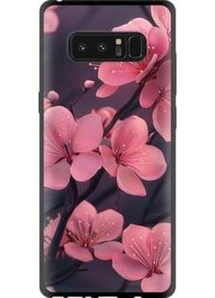 Чохол на samsung samsung note 8 пурпурова сакура "6075b-1020-5939"