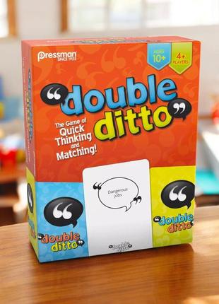 Настільна гра double ditto англійською мовою для всієї родини карткова гра для дітей і компанії дорослих