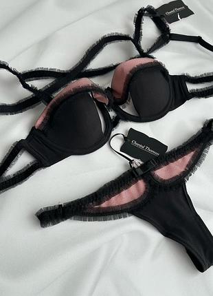 Chantal thomass белье комплект бюстгальтер трусики