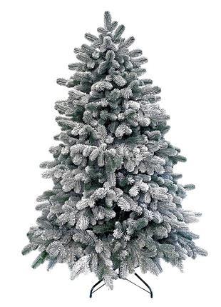 Елка lux литая 160 см заснеженная