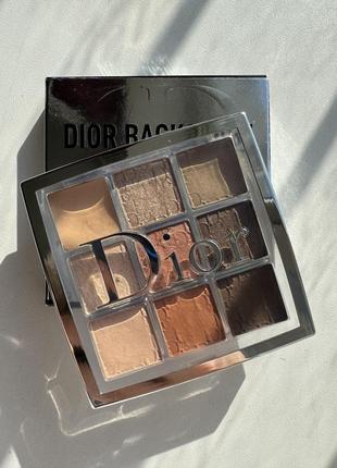 Dior backstage eyeshadow palette 001 warm neutrals  б\у8 фото
