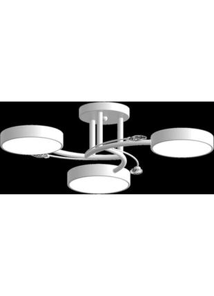 Люстра світлодіодна акрилова sirius b x13255/3 wt біла