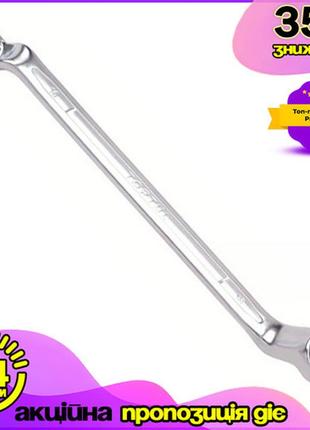 Ключ накидний toptul 17х19мм кут для авторемонту gl-55