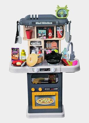 Дитячий ігровий набір «кухня» 64 предмети світло, звук, тече вода (922-120)