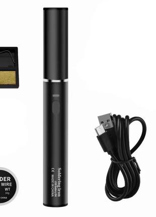 Паяльник 2f-089 usb 8w + 1 жало (чорний)