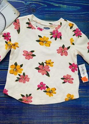 Реглан, лонгслів, кофта для дівчинки на 12-18 місяців old navy