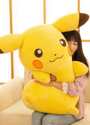 Дитяча іграшка плюшева 120 см покемон пікачу подушка-обіймашка pokemon pikachu