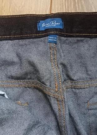 Чёрные джинсы большого размера union blues5 фото