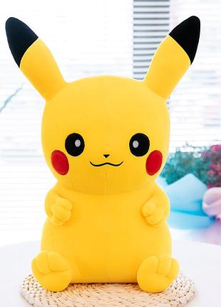 Плюшевая мягкая игрушка обнимашка 30 см покемон пикачу pokemon pikachu