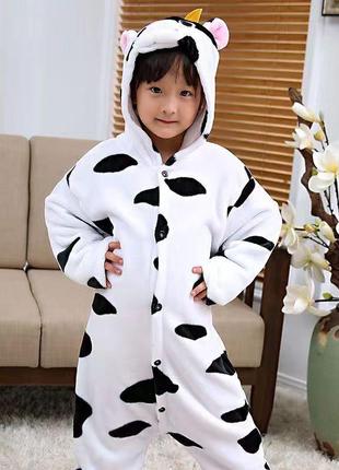 Кигуруми корова детская пижама коровка