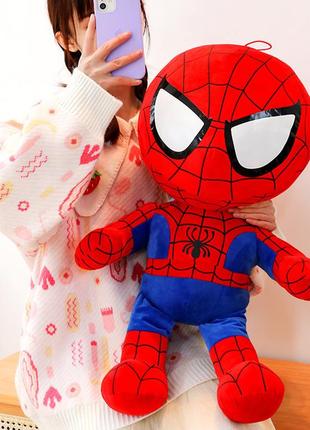 Плюшева іграшка-подушка 65 смдля обіймашок spiderman, м'яка іграшка людина павук