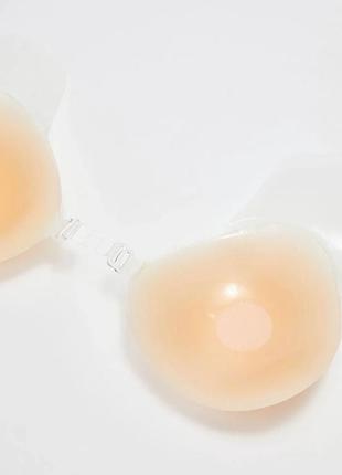 Силиконовые наклейки для поднятия груди в бежевом цвете бюстгальтер с застежкой спереди в трех размерах  12см