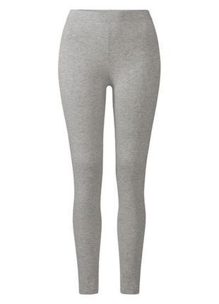 Лосины хлопковые для женщины esmara lycra® 497490 m серый