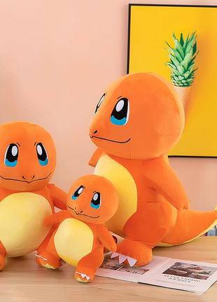 М'який плюшевий покемон 60 см чармандер іграшка подушка pokemon charmander 60 см6 фото