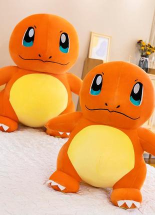 М'який плюшевий покемон 60 см чармандер іграшка подушка pokemon charmander 60 см2 фото