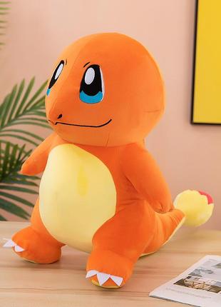 М'який плюшевий покемон 60 см чармандер іграшка подушка pokemon charmander 60 см4 фото