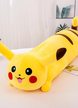 Плюшева іграшка м'яка 50 см покемон пікачу подушка обіймашка pokemon pikachu