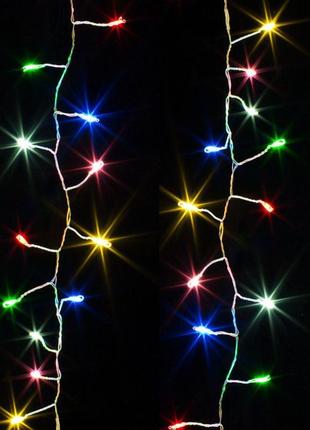Гірлянда led multi нитка 192 лампочки 2 метри