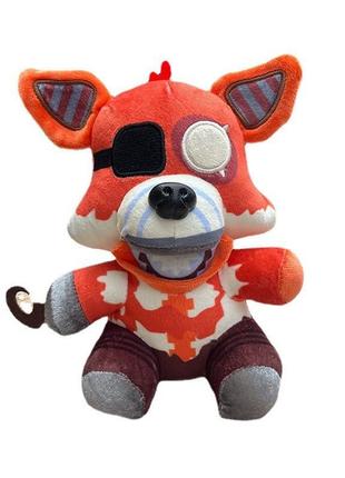 Мягкая игрушка кошмарный сломанный фокси withered foxy 5 ночей с фредди five nights at freddy's 20 см