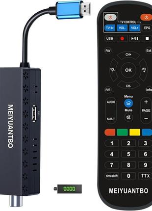 Декодер dvb-t2, цифровий наземний декодер 2024-mini tv stick, hd 1080p h265 hevc основний 10-біт, підтримка ip