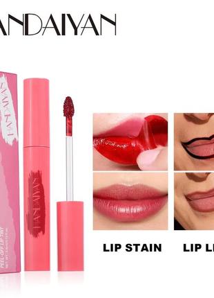Тинт-пленка для губ handaiyan peel-off lip tint цвет 025 фото