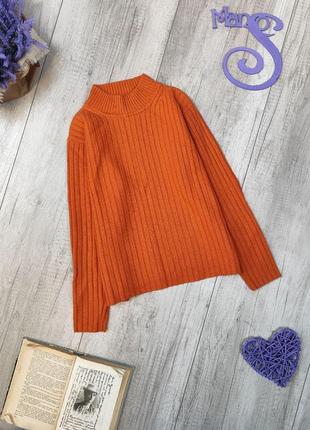 Жіночий светр barisal в'язаний помаранчевий розмір м (46)