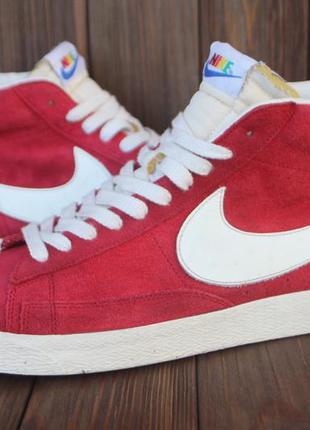 Кроссовки nike blazer mid premium замша оригинал 45р кросівки